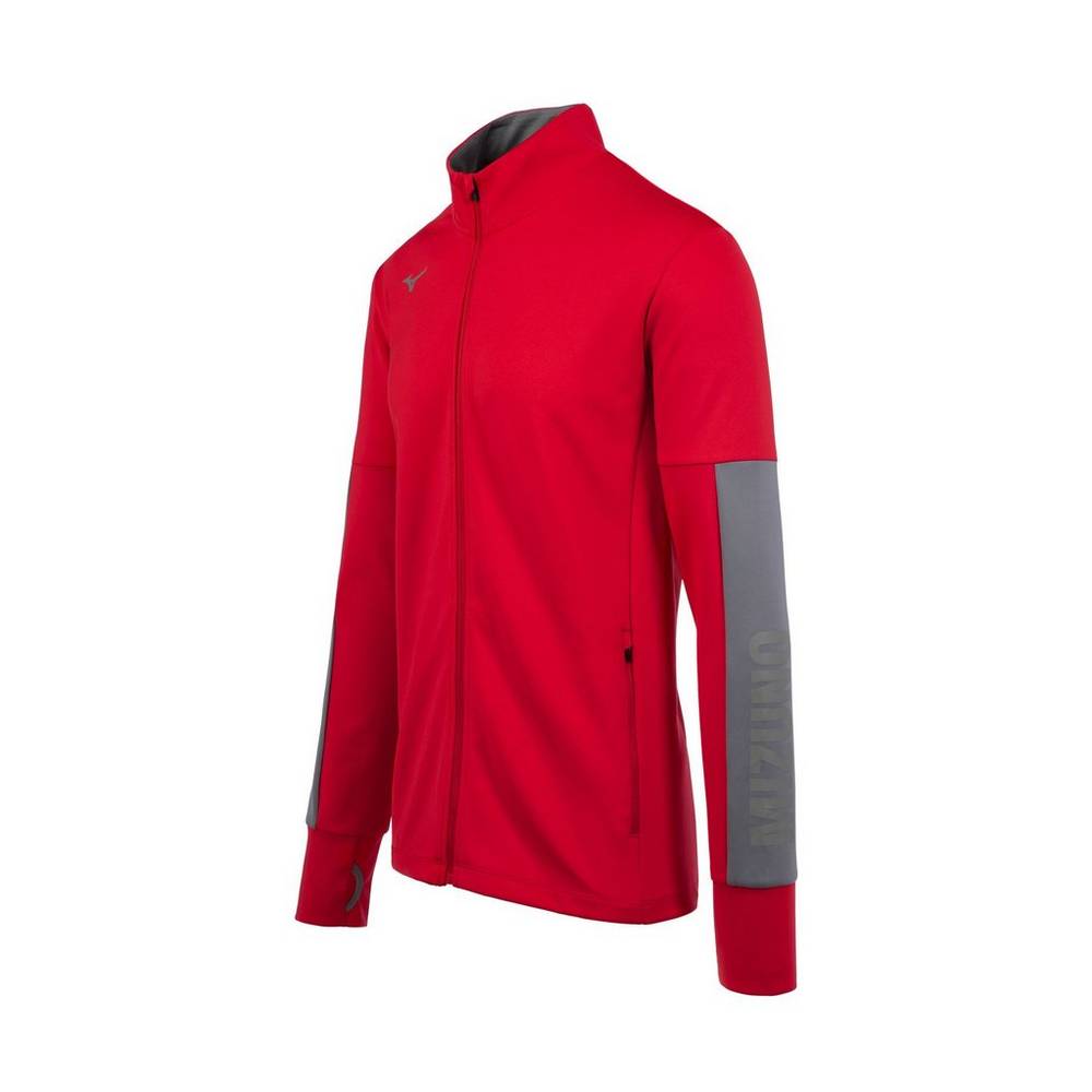 Chaqueta Mizuno Alpha Quest Hombre Rojas Outlet VROT-24567